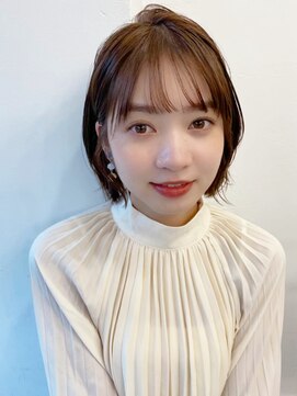 ハニーシブヤ(HONEY shibuya) 【HONEY渋谷】耳かけふんわりレイヤーボブ×ラテブラウン