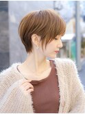 女性らしさ◎愛され丸みショート　20代30代40代　新宿代々木
