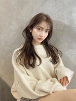 プレスドットサロン 表参道 青山(Press. Salon) 色っぽmilk tea brown×フェイスデザインcut