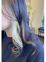 ミュウ(Private hair salon Miu)&nbsp;抜きっぱなしイヤリングカラー