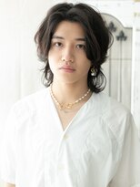 モッズヘアメン 名護大東店(mod's hair men) ≪mod's men≫かき上げバングのエアリー脱力系ミディa
