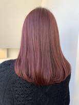 サロンドミルク 新百合ヶ丘店(salon de MiLK)&nbsp;＊ピンクカラーインナーカラーハイトーンショートボブ新百合ヶ丘