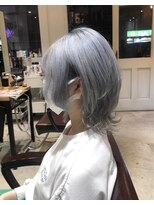 エレナ(elena)&nbsp;ホワイトアッシュラベンダー×ボブウルフ