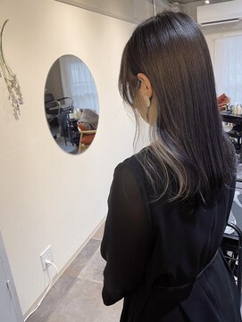 ニードバイスケール(NEED by SCALE) ラベンダーグレージュ×ホワイト