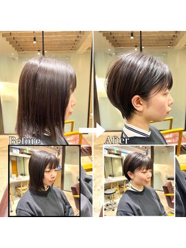 エイト 上野店(EIGHT ueno) カットでイメチェン