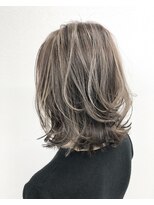 アオアクア バイ グルグル 小岩店(ao akua by GULGUL)&nbsp;インナーグレージュ モテ髪 美髪グレージュ×ハイライト 小岩