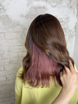 プライズ 成増店(prize) インナーカラーピンクシアーカラー成増