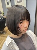 【ボブ×顔まわりレイヤー】カール/姫カット/鎌取/林愛華