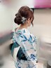 【契約店限定】17時～22時ヘアセット+浴衣着付け￥4300【神宮祭】