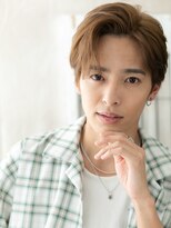 モッズヘア メン 上尾東口店(mod's hair men)&nbsp;アップバングハイトーンカラーカジュアルショートF上尾