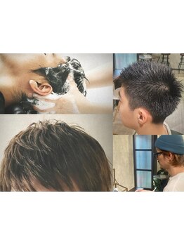 19時～メンズカット&スパ予約可＊毎日の魅力を最大限に引き出す似合わせカットも得意◎西条人気サロン