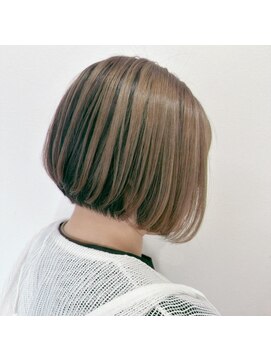 オレンジ(orange) 【安蒜】アンブレラカラー×ボブ