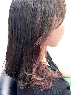 ベルポ(Bellpo) イヤリング/インナーカラー/秋色ピンクカラー/髪質改善/浦和