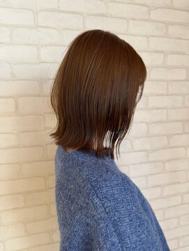 ビス フルール 日暮里店(Vis fleur) 大人可愛い艶カラーカーキベージュブラウン