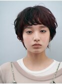 マッシュショート/こっくりカラーマロンブラウンカラー