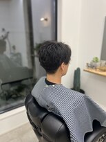 ヘアルームキムラ(HAIR ROOM KIMURA)&nbsp;メンズショートツイストパーマスパイラルパーマツーブロック