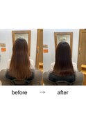髪質改善カラー・髪質改善・縮毛矯正・白髪染め・白髪ぼかし
