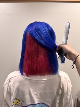 アン(Hair make un) ツートーンカラー