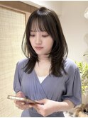 【YUYA】ミディアムレイヤー_レイヤーカット_大人グレージュ