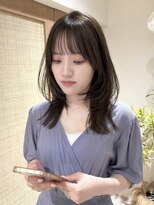 クーナバイトマト 横浜(Cuna by TOMTO)&nbsp;【YUYA】ミディアムレイヤー_レイヤーカット_大人グレージュ