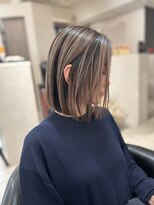 ジーレ(jiire)&nbsp;白髪ぼかしバレイヤージュくすみベージュ