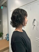 テクネ 天神大名(techne)&nbsp;天神大名今泉韓国風レイヤーくびれナチュラルパーマ顔周りカット