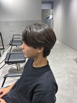 テクト バイアッシュ 吉祥寺店(Tect by Ash) 刈り上げなしニュアンスパーマセンターパート毛流れパーマ