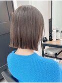 タッセルボブ×ハイライト[白髪ぼかしハイライト]