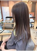 白髪ぼかし/ナチュラルハイライト/ベージュ/細めハイライト