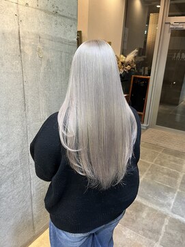 ポート バイ プライマル(port by primal) ミディアムヘア/デザインカラー/フェイスフレーミング/ブリーチ