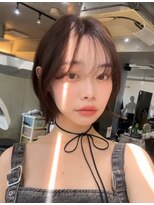 ナループロア ルームー(Nalu pu loa ROOMOO)&nbsp;ボブの次に目指すのはハッシュボブ☆レイヤーボブ/韓国ボブ