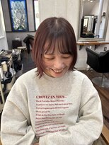 レジスタヘアーワークス (REGISTA hair works)&nbsp;ピンクブラウン内巻きレイヤー