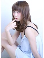 フロール(florun)&nbsp;【ミディアム】透け感アッシュのシースルーカール