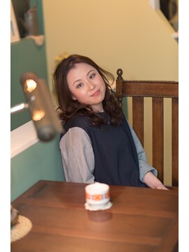 バポス ヘアサロン (BAPOS Hair Salon) NOバング パーマスタイル