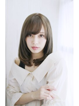 プリズム ヘアーデザイン みずほ台店 透け感たっぷり内巻きワンカール