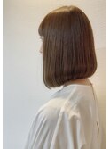 【オトナ女子はツヤが大事！】ツヤツヤ髪前下がりボブ