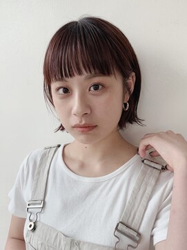 ベル 銀座並木通り店(Belle) 女性らしい耳かけボブ