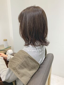 ルディー バイ ヘアーポケット(rudii by HAIR POCKET) ウルフボブ×アッシュグレージュ