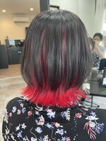 クレイル(CREYLE)&nbsp;くびれボブ×インナーカラー