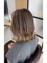 アース コアフュールボーテ 上越店(EARTH coiffure beaute) デザインインナーブリーチハイライトバレイヤージュ