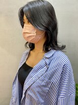 ロンドポレール 北千住(Lond polaire)&nbsp;【航治郎】大人くびれミディ/インナーカラー/ペールベージュ