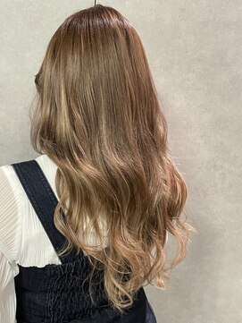 ニーナ ビューティーサロン(NINA Beauty Salon) 透明感ロング#ハニーベージュ#透明感