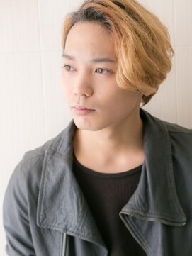 モッズヘアメン 札幌月寒店(mod's hair men) 個性派ハイトーンブロンドヘア/マッシュスタイルe札幌月寒