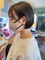 ヘアラウンジ アングゥ(hair lounge ungu) 丸みボブ