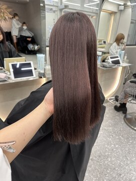 ロンド マーレ 天神大名店(Lond mare) イメチェン/チェリーブラウン/フェミニン/束感/髪質改善