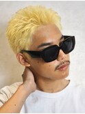 外国人風メンズワイルドアップバングスパイキーショート/短髪