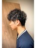 カット＋波巻きorツイストスパイラルパーマ　￥10670