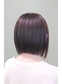 すっきりコンパクトボブ/アースカラー/30代/40代/50代