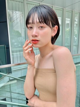 サンド 鹿児島中央(sand) 黒髪/グレーベージュ/レイヤーロング/前髪パーマ[鹿児島駅]