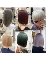 シェイプスヘアデザイン 自治医大店(Shape's hair design) 自治医大ブリーチハイトーンダブルカラーハイライト白髪ぼかし